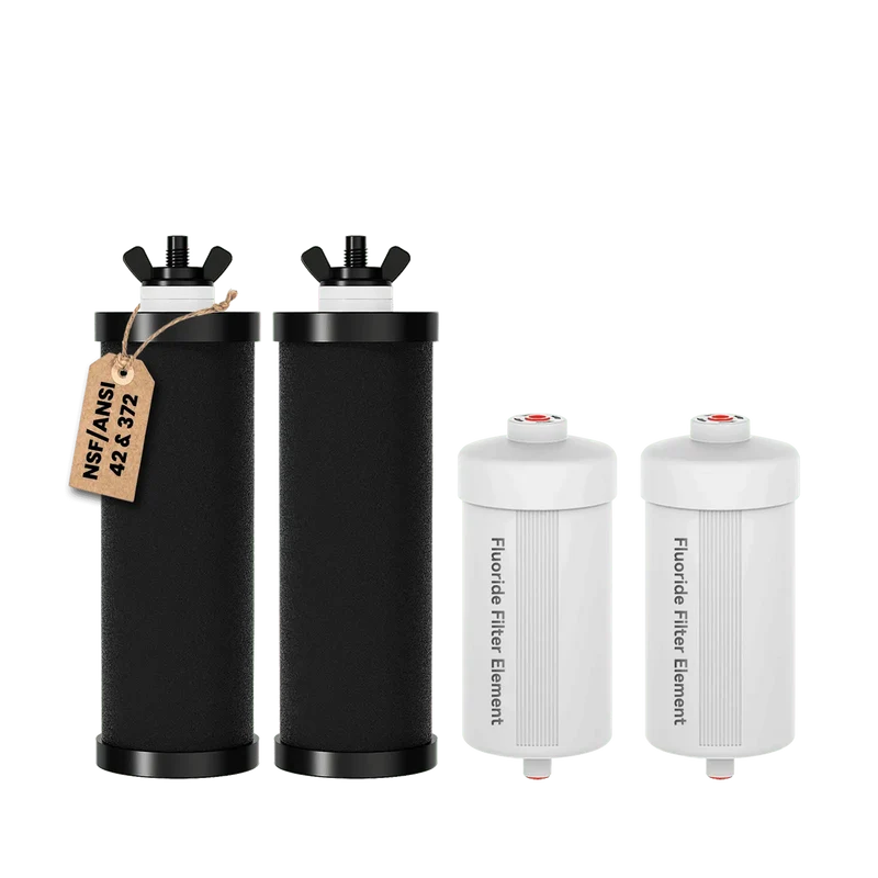 Purewell K Series Fluoride Removal Filter Elements Combination for Gravity Water Filter Systems
